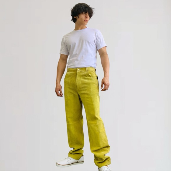 Men's Davoucci Avocado Suede Sweater or Pants NWT - Picture 5 of 6